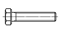 Armet - kielce - Śruba z łbem sześciokątnym  z gwintem na całej długości trzpienia